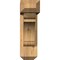 Ekena Millwork Olympic Craftsman Smooth Bracket w/ Offset Brace, Western Red Cedar, 5 1/2"W x 18"D x 18"H BKT0604X18X18OLY04SWR - alternate 3